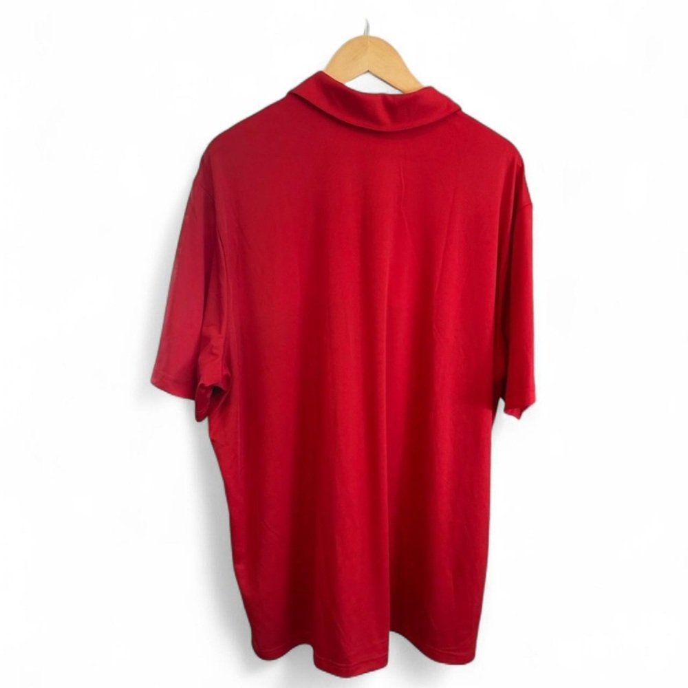 Adidas Men’s Polo Shirt 3XL Red Gray Black Colorblock NWOT - Picture 6 of 6